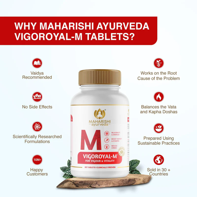 Maharishi Ayurveda Vigoroyal-M – Boost Stamina, Strength & Vitality - Image 4